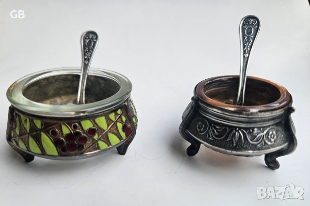 Ретро съдове за хайвер, хайверници, снимка 11 - Аксесоари за кухня - 53395388