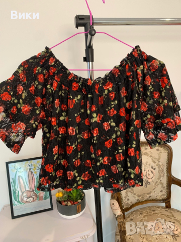 Дамска блуза в размер S/М, снимка 15 - Корсети, бюстиета, топове - 44922565