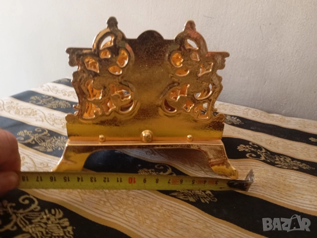 Винтидж салфетник,поставка за писма, снимка 5 - Антикварни и старинни предмети - 52910828