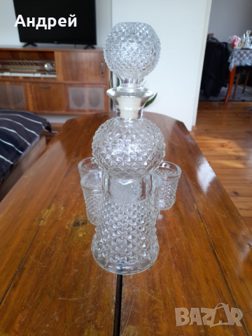 Стара гарафа #4, снимка 3 - Антикварни и старинни предмети - 36570892