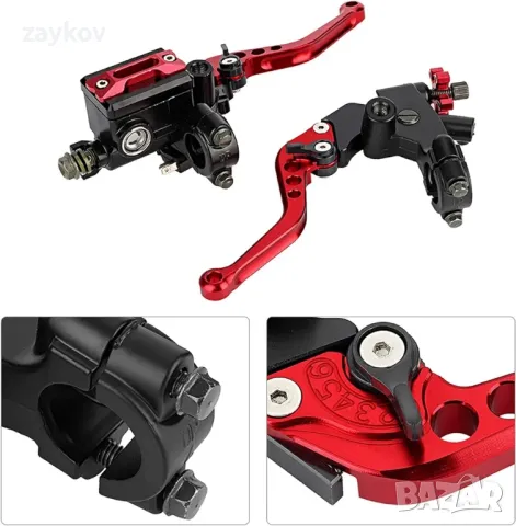 Лостове за спирачки и съединители за мотоциклети Fydun, универсален комплект 22 мм, снимка 7 - Аксесоари и консумативи - 50217699