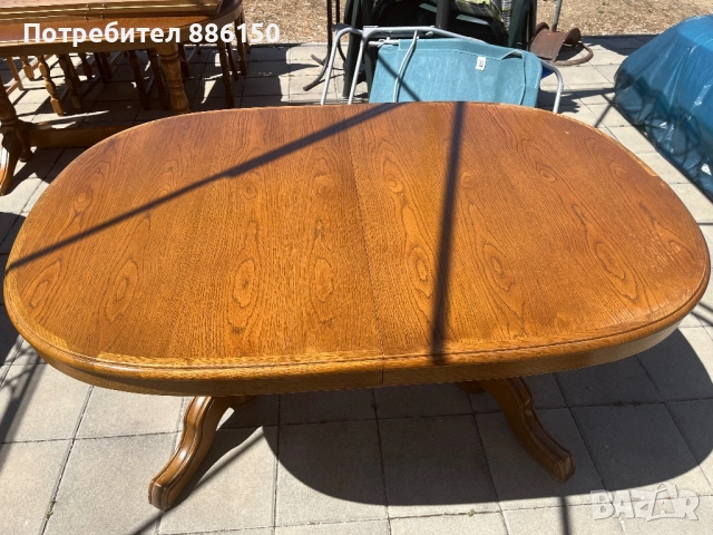 Трапезна маса със шест стола, снимка 8 - Маси - 52018076