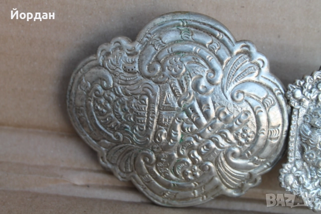 Сребърни пафти, снимка 2 - Антикварни и старинни предмети - 52367237