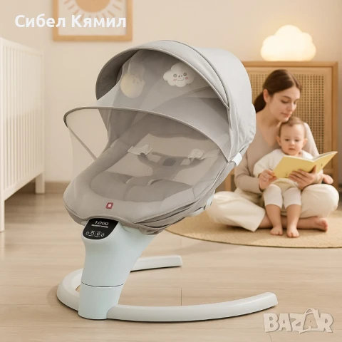 Бебешки шезлонг Zizito, Aspen, Вибриращ, снимка 3 - Детски шезлонги - 51326263