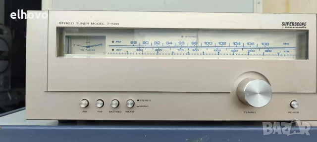 Стерео тунер Superscope-Marantz T-500, снимка 3 - Ресийвъри, усилватели, смесителни пултове - 50736038