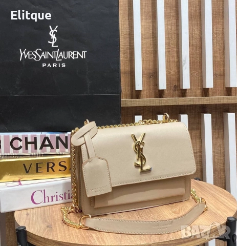 чанти YVES SAINT LAURENT SUNSET ⬆️ 16 CM ➡️ 22 CM, снимка 3 - Чанти - 52908077