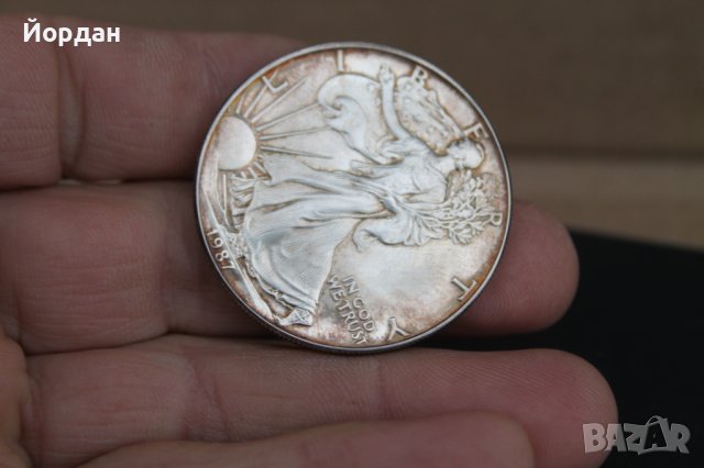 Монета от ''1 долар'' 1987-ма година , снимка 9 - Нумизматика и бонистика - 43659396