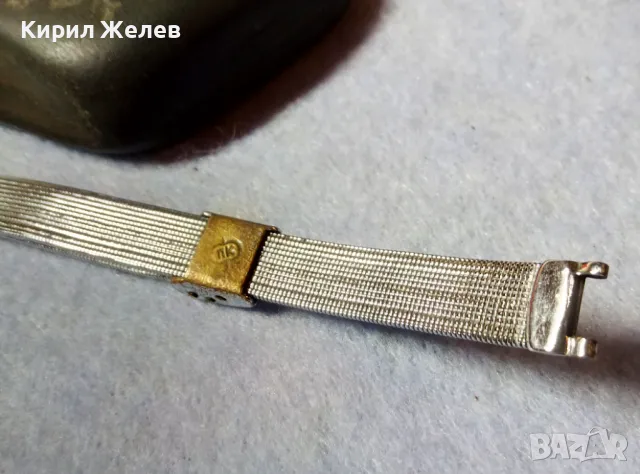 СТАРА НИКЕЛИРАНА БРОНЗОВА РЕТРО ВЕРИЖКА за РЪЧЕН ЧАСОВНИК СТИЛНА ОРНАМЕНТИКА МАРКИРОВКА 49853, снимка 10 - Антикварни и старинни предмети - 48694301