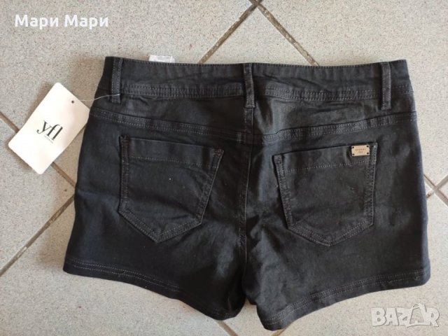 Къси панталони от интересен промазан плат, снимка 6 - Къси панталони и бермуди - 28042769