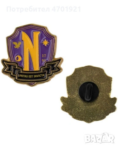 2 бр значки Wednesday, снимка 3 - Други - 53136402