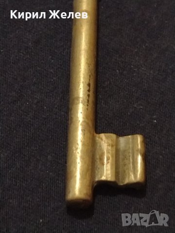 Стар рядък бронзов ключ за КОЛЕКЦИЯ ДЕКОРАЦИЯ 27123, снимка 3 - Други ценни предмети - 43279512
