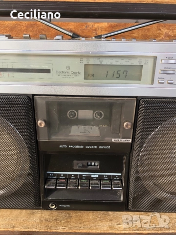 Радиокасетофон 💥Sharp GF-9595E(45w) -Рядък,в състояние!, снимка 4 - Радиокасетофони, транзистори - 52842207