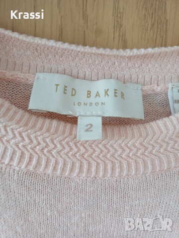 Розова блуза Ted Baker  2 / M, снимка 4 - Блузи с дълъг ръкав и пуловери - 52514424