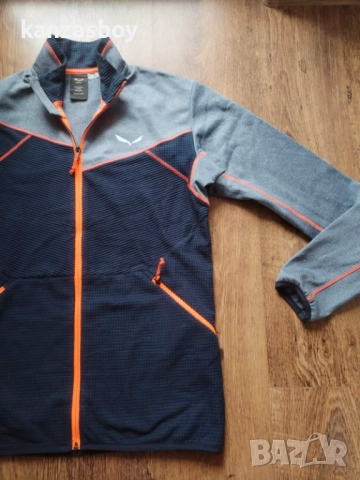 Salewa Puez Hybrid PL M FZ - страхотно мъжко горнище КАТО НОВО М, снимка 7 - Спортни дрехи, екипи - 52512486