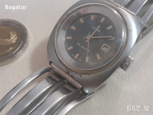 Заря 22 камъка, ZARJA часовник 22 камней, снимка 10 - Дамски - 43643042