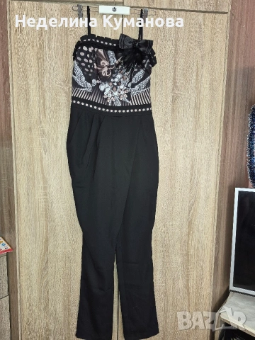 Дамски официален гащеризон, Waggon Paris S размер , снимка 2 - Гащеризони - 53138415