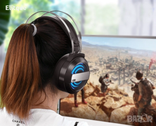 USB слушалки за игри с 4D стерео звук MC Q9 - EP12, снимка 6 - Друга електроника - 52860660