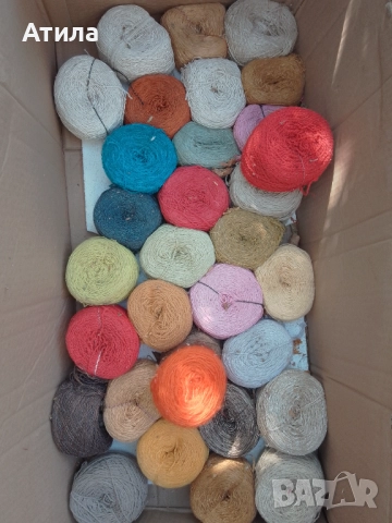 прежда букле и лен и памук 10 лв за кг , снимка 3 - Други спортове - 16751960