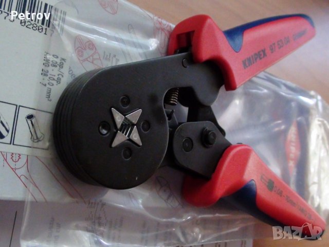 KNIPEX 97 53 04 - ТОП Profi Кримпклещи 0,08-10mm² !!!ORIGINAL KNIPEX-MADE IN GERMANY!!!внос GERMANY, снимка 3 - Клещи - 26529172