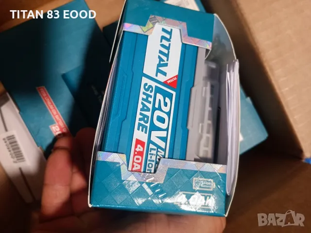 Акумулаторна батерия TOTAL Industrial, Li-Ion, 20 V, 4.0 Ah