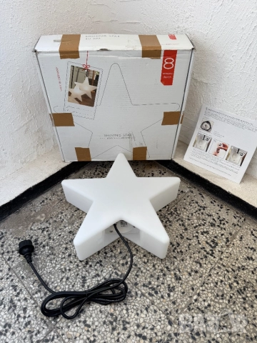 Светеща Звезда 8 seasons design Shining Star 40 см, 220V, Декоративно LED Осветление!, снимка 3 - Декорация за дома - 52858074