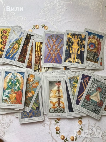 Карти Таро Aleister Crowley, снимка 2 - Карти за игра - 53407558