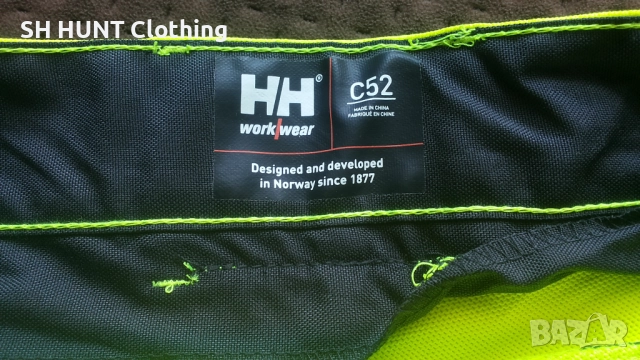 HELLY HANSEN 77472 Hi Vis Construction Stretch Work размер 52 / L работен панталон W4-420, снимка 13 - Панталони - 52075324
