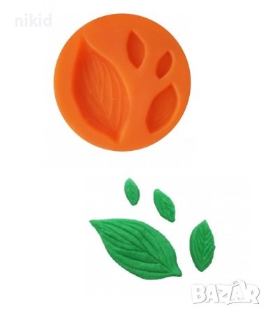 4 размера малко листо листенце листа силиконов молд форма фондан шоколад декор украса