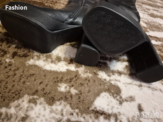 Дамски кожени чизми, снимка 2 - Дамски ботуши - 52462370