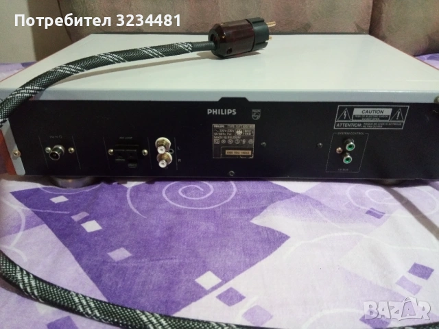 Продавам модифициран стерео тунер Philips FT930 + нова пасивна стайна FM антена ! !, снимка 2 - Ресийвъри, усилватели, смесителни пултове - 53564956