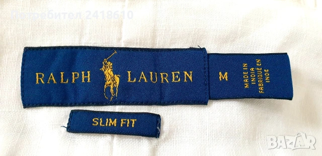 POLO Ralph Lauren Len/ Лен Slim Fit Mens Size M  ОРИГИНАЛ! Мъжка Ленена Риза., снимка 2 - Ризи - 53504156