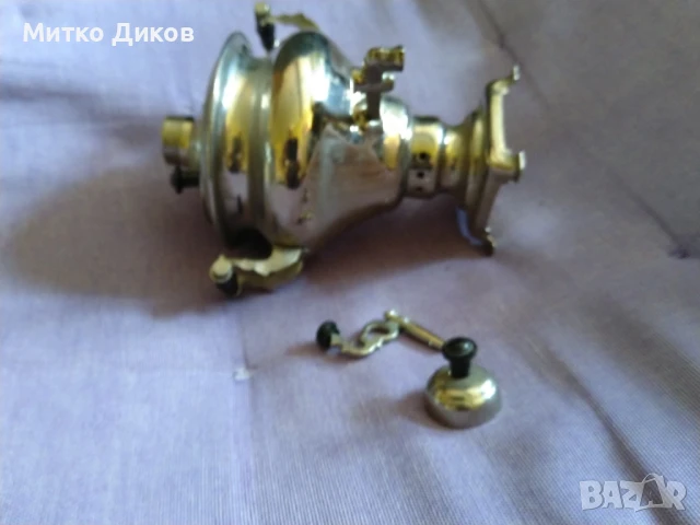 	Самовар от соца СССР Н-133мм и фи 75мм декоративен миниатюрен за украса, снимка 11 - Други - 51080206