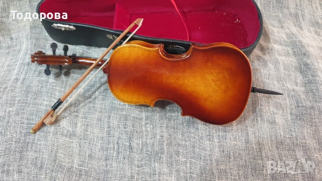 Умален модел на виолончело в калъф - сувенир, снимка 5 - Струнни инструменти - 53474475