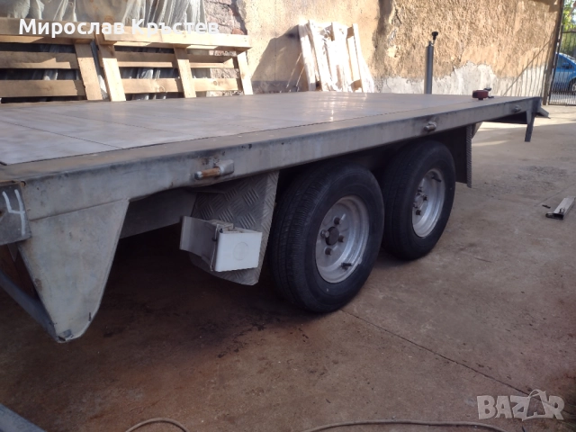 "Schmid PAT 250 UEL" Масивно двуосно ремарке 1300кг, снимка 8 - Ремаркета - 52094859