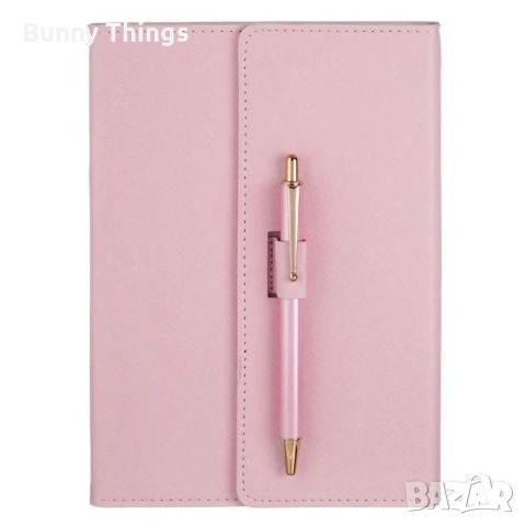 Офис комплект, тефтер A5 PU 80 листа & химикалка - 2 бр.