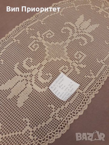 Каре елипсовидно на една кука № 10 ръчна изработка, снимка 2 - Покривки за маси - 39050239