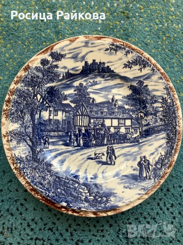 Порцеланови чинии Swan inn , снимка 7 - Чинии - 51133898