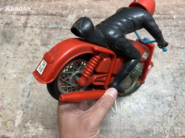 Играчка мотор с моторист , снимка 11 - Коли, камиони, мотори, писти - 50509028