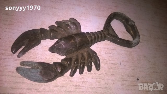 СКОРПИОН-АНТИКА-РЕТРО ОТВАРАчКА-10Х5СМ, снимка 6 - Колекции - 27638395