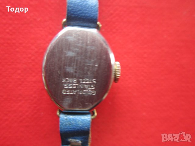 Позлатен швейцарски часовник Хабман, снимка 4 - Дамски - 33102450