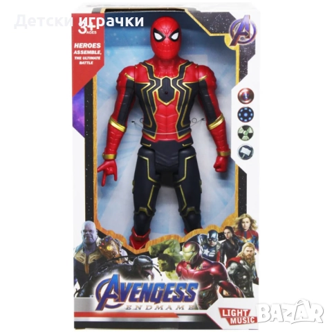 Комплект 4 фигури герои Спайдърмен, Венъм, Хълк и Танос, отмъстителите , снимка 4 - Фигурки - 52642326