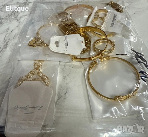 Мистериозна торбичка с бижута с 10бр висококачествени бижута, снимка 7 - Бижутерийни комплекти - 52684571