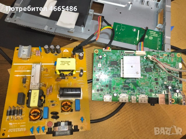 Монитор Dell U2518D За Части, снимка 4 - Монитори - 53064081