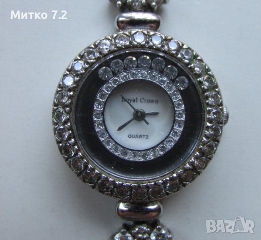 Дамски сребърен часовник royal crown