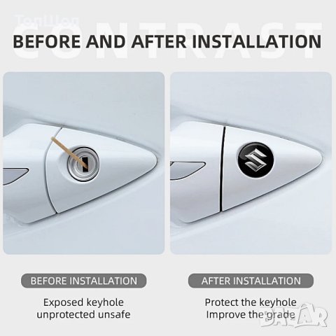 Suzuki стикери за ключалка, снимка 5 - Аксесоари и консумативи - 43491130