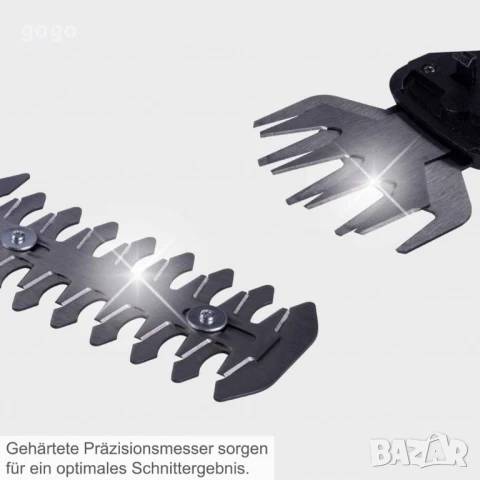 Акумулаторна ножица за трева и храсти, 2 в 1, Scheppach GHS7.2, снимка 3 - Градинска техника - 49162964