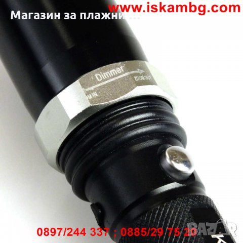 Акумулаторен LED фенер Power Style с Алуминиев корпус и ZOOM, снимка 3 - Други стоки за дома - 28473617