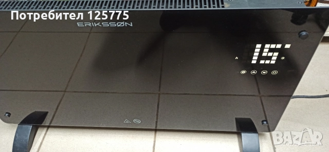 Електрически конвектор , снимка 3 - Отоплителни печки - 52990586