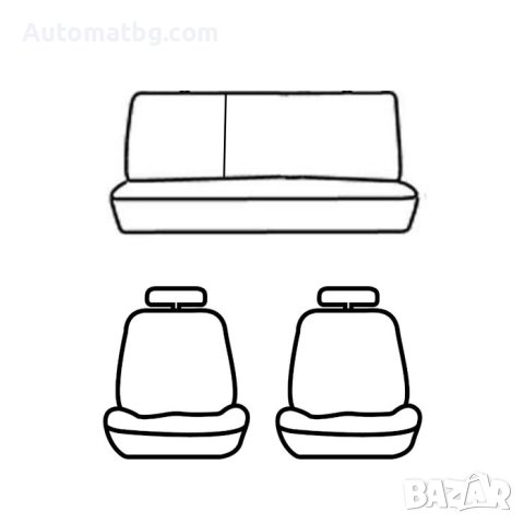 Комплект тапицерия за МПС Automat, 7 части, 1/3 - 2/3, снимка 2 - Аксесоари и консумативи - 43351353