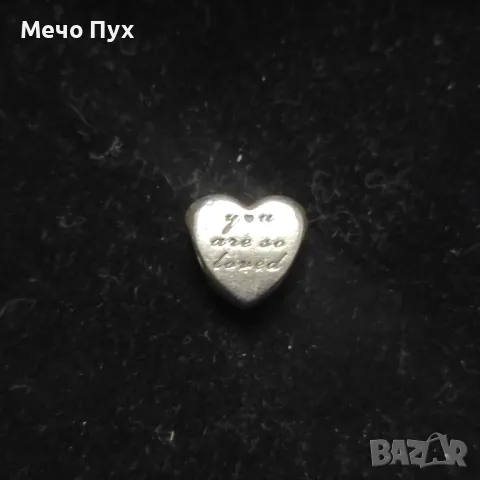 Сребърна висулка за гривна Пандора (56), снимка 2 - Гривни - 49318965